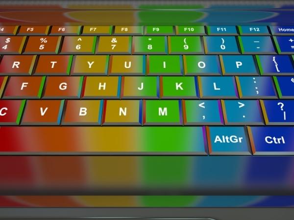 Changing The Whole Keyboard Color Using Software