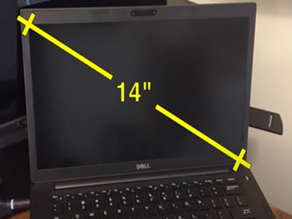  how to measure laptop size