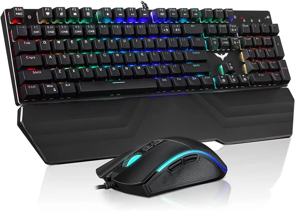 Havit Mechanical Keyboard and Mouse Combo RGB Gaming