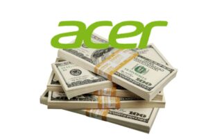 Acer Reports NT$13.63 Billion in January Consolidated Revenues